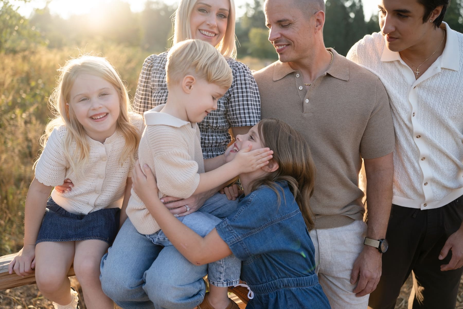 film family photos at marymoor park in redmond, WA